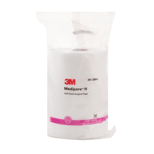 3M™ Medipore™ H Cloth Medical Tape, 4 Inch x 10 Yard, White | Quantity - 1x CS