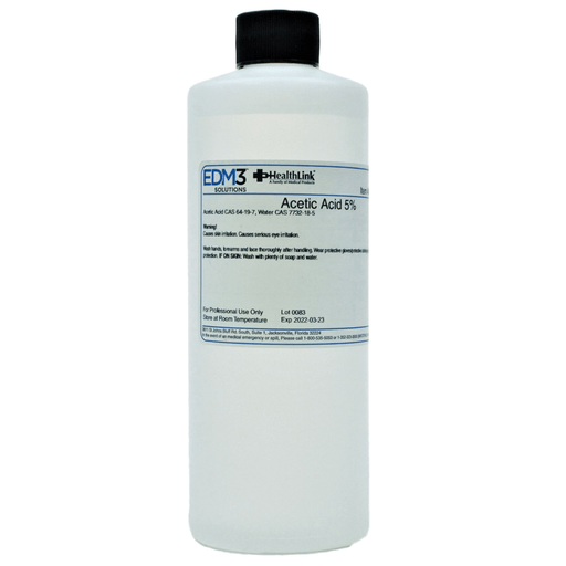 ACID, ACETIC 5% 16OZ BICINF | Quantity - 1x EA