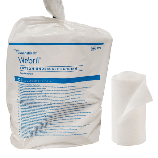 Webril™ Undercast Cotton Cast Padding, 4 Inch x 4 Yard | Quantity - 1x BG