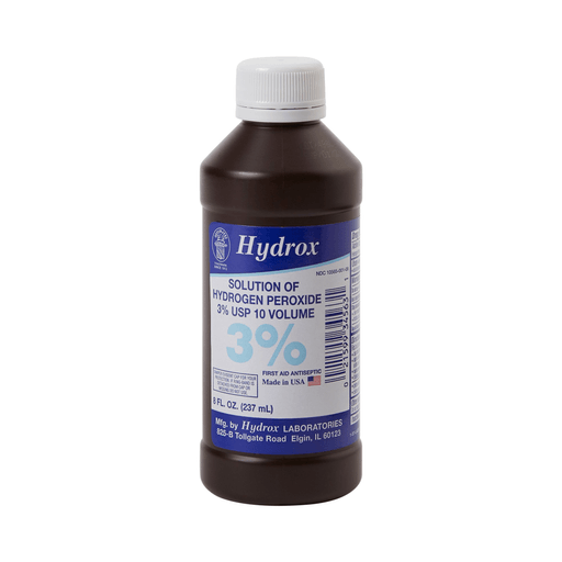 Hydrox Hydrogen Peroxide Antiseptic, 8 oz. Bottle | Quantity - 1x EA