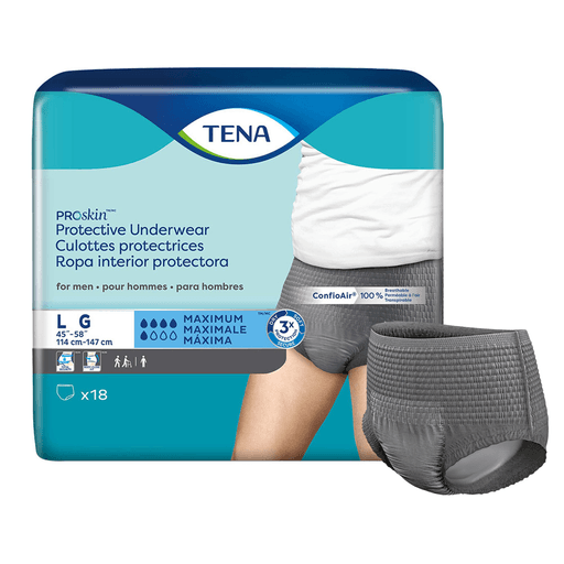 Tena® ProSkin™ Maximum Absorbent Underwear for Men, Large | Quantity - 1x BG