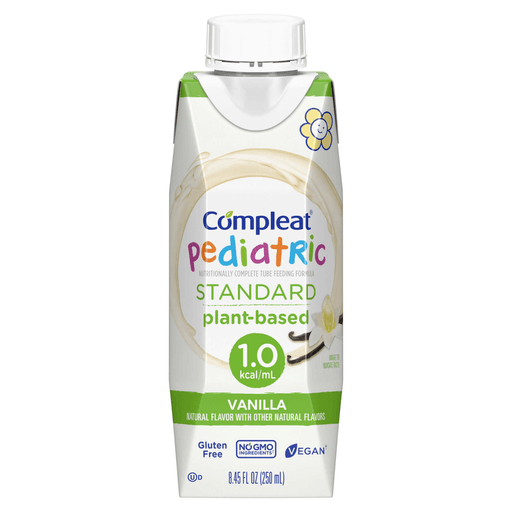 Compleat® Pediatric Standard Plant-Based 1.0 Cal Tube Feed Formula, Vanilla | Quantity - 1x CS