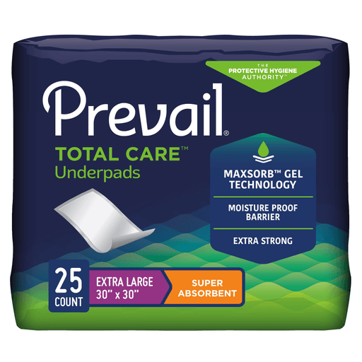 Prevail® Total Care™ Heavy Absorbency Underpad, 30x 36 Inch | Quantity - 1x CS