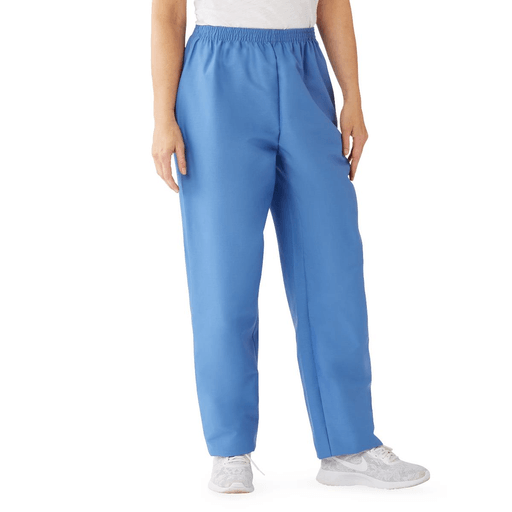 PANT SCRUB LADIES ELASTIC 2PKT CEIL XL