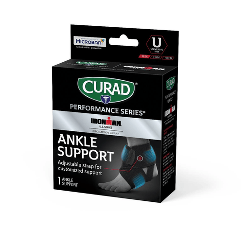 WRAP ANKLE ADJUSTABLE RETAIL BLK 4/CS