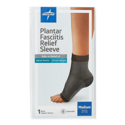 PLANTAR FASCIITIS SLEEVE BLK EA M