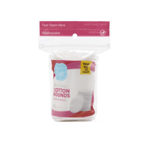 COTTON ROUNDS PREMIUM SS 30CT TRAVEL