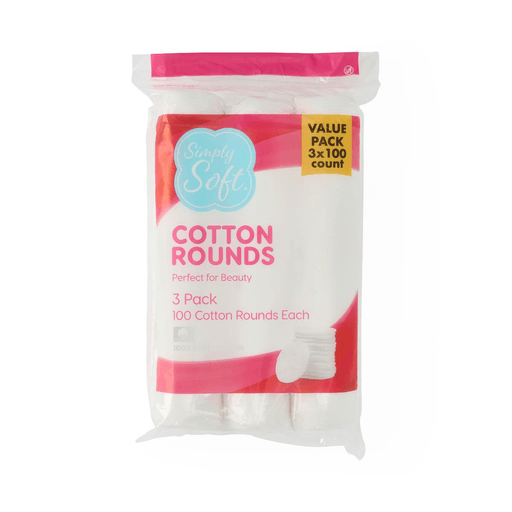 COTTON ROUNDS STD SS 3X100 PK ONE