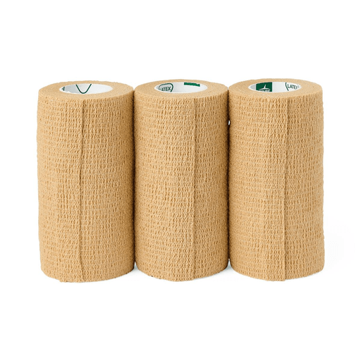 BANDAGE COHESIVE TAN 4X5YD NS