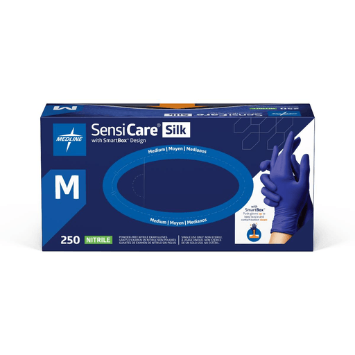 GLOVE EXAM PF NITRILE SILK SMRTBX M