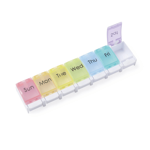 EZ PUSH PILL BUTTON PILL CASE 1X/DAY