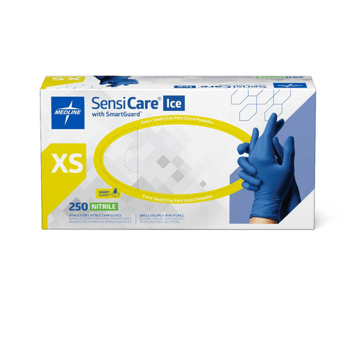 GLOVE EXAM NTRL SENSICARE-ICE W/FILM XS