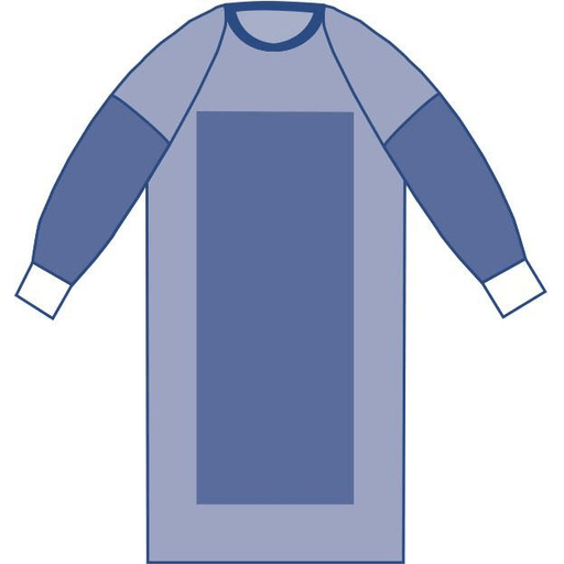 GOWN SIRUS POLYRNF RAGLAN 2XL ST 1EA