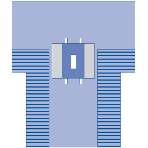 DRAPE LAPAROTOMY T W/POUCH 50/CS