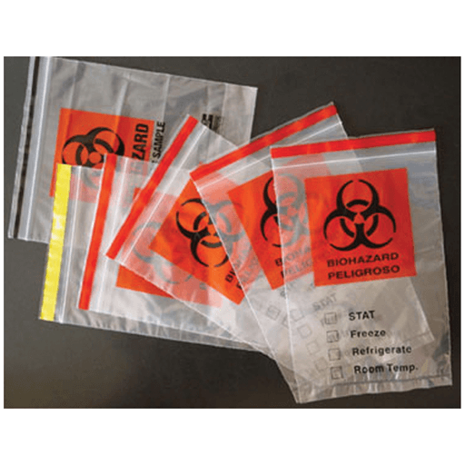 ADI MEDICAL SPECIMEN BAG - Specimen Bag, Ziplock, 6" x 9", 1000/cs | Quantity - 1x CS