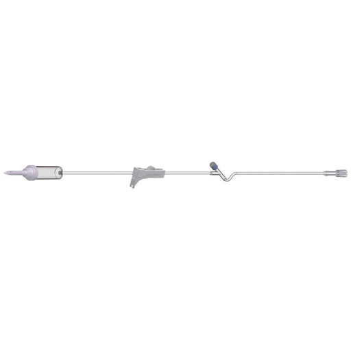 AMSINO AMSAFE IV ADMINISTRATION SETS - IV Admin Set, 15 Drops Per mL, 96" Length, 19 mL Priming Volume, Non-Vented, Roller Clamp, 2 Y Sites, Rotating Male Luer Lock, PE Poly Pouch, 50/cs | Quantity - 1x CS