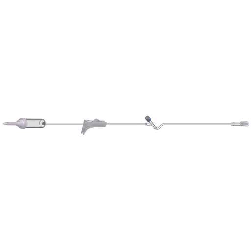 AMSINO AMSAFE IV ADMINISTRATION SETS - IV Admin Set, 15 Drops Per mL, 96" Length, 19 mL Priming Volume, Non-Vented, Roller Clamp, 2 Y Sites, Rotating Male Luer Lock, PE Poly Pouch, 50/cs | Quantity - 1x CS