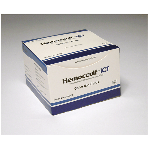 HEMOCUE HEMOCCULT ICT KITS - Hemoccult ICT Sample Collection Cards, Kit Contains: Physician Instructions, 100 Single Collection Cards & 100 Sample Sticks (Minimum Expiry Lead is 90 days) (Item is Non-Returnable) (US & Canada Only) | Quantity - 1x KIT