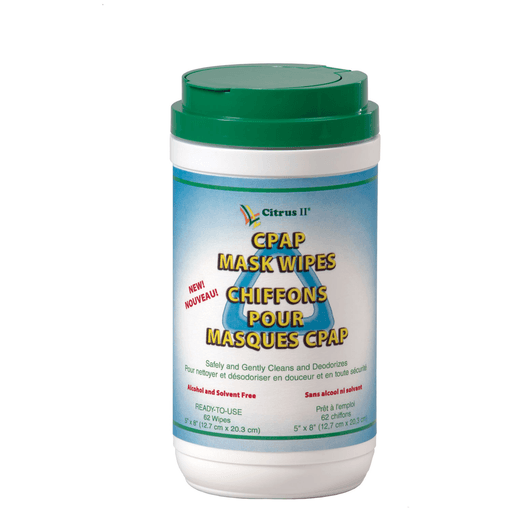 BEAUMONT CITRUS II CPAP MASK CLEANER - Mask Cleaner, Wipes, 62 Count Pop-Up Canister, 12/cs (72 cs/plt) | Quantity - 1x CS