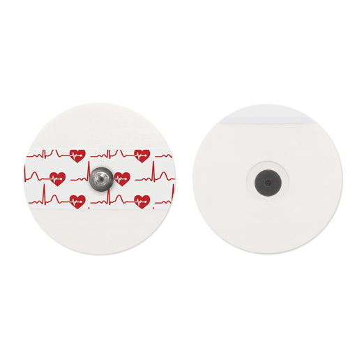 BIO PROTECH TELECTRODE ECG ELECTRODES - Electrode, Cloth, Adult, Round, 55mm, General Purpose, Stress & Holter, 50/pch, 20 pch/bx (24 bx/plt) (091959) | Quantity - 1x BX