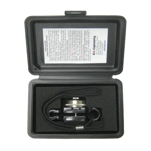 B&L ENGINEERING MECHANICAL PINCH GAUGES - Protective Case, Double-Walled, Rigid Plastic with Fitted Foam | Quantity - 1x EA