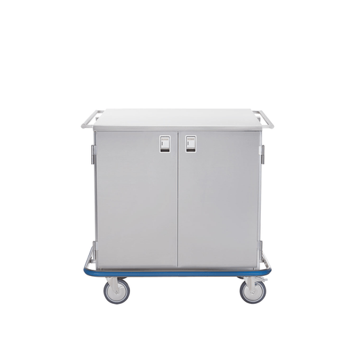 BLICKMAN CASE CARTS - Ultra Space Saver Case Cart 42"W x 55 1/2"H x 29"D, (2) Stainless Steel Wire Pullout Shelves, (1) Door (DROP SHIP ONLY) | Quantity - 1x EA