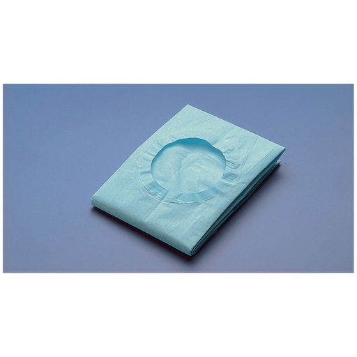 BUSSE TOWELS/DRAPES - Drape, 3" Round Fenestration, Non-Sterile, Autoclavable, Polypropylene Film Center, White, 300/cs | Quantity - 1x CS