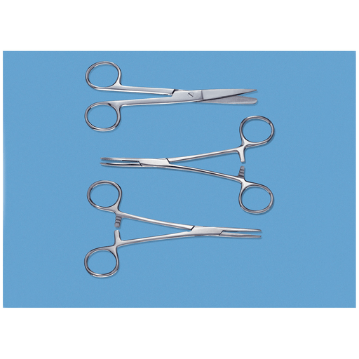 BUSSE STERILE FLOOR GRADE SINGLE USE INSTRUMENTS - Nurses Scissors, 5", Sharp/ Blunt, Sterile, 50/cs | Quantity - 1x CS