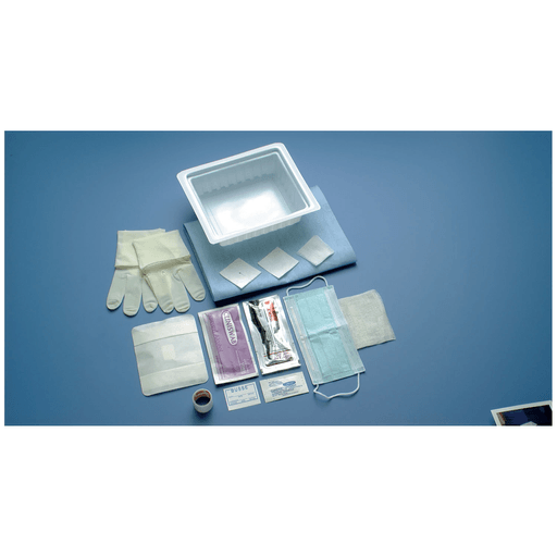 BUSSE CENTRAL LINE DRESSING CHANGE TRAY WITH TEGADERM DRESSING - Tray, Tegaderm Dressing & Isopropyl Alcohol, 30/cs | Quantity - 1x CS