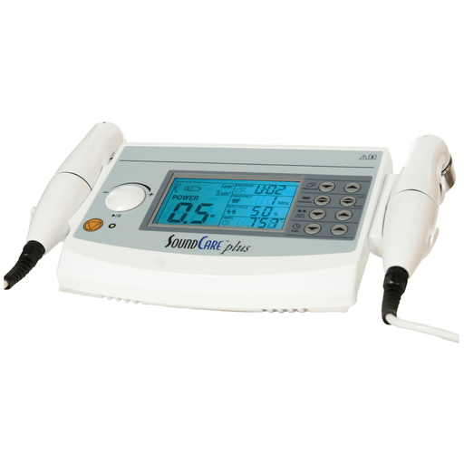 COMPASS HEALTH SOUNDCARE PLUS PROFESSIONAL ULTRASOUND DEVICE - UltraSound Device, Comes Complete with: Device, 2 Wands (1cm & 5cm), MHz & 3MHz Frequencies, Basic Assembly Required, 2 Year Warranty (092885) | Quantity - 1x EA