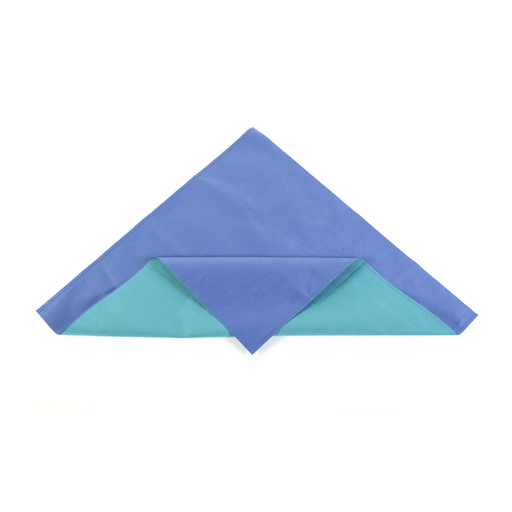 CARDINAL HEALTH SMS TWO-COLOR OR SINGLE LAYER STERILIZATION WRAP - Wrap, Sterilization, CH100, 30 x 30, Two-Color, Blue/Green, SMS, 144/cs | Quantity - 1x CS