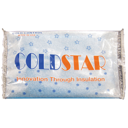 COLDSTAR HOT/COLD CRYOTHERAPY GEL PACK - INSULATED ONE SIDE - Gel Pack, Hot/ Cold, Standard, Insulated One Side, 6" x 9", 24/cs (112 cs/plt) (Made in the USA) (TAA Compliant) | Quantity - 1x CS
