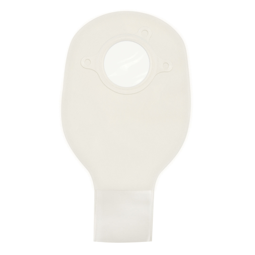 CONVATEC LITTLE ONES TWO-PIECE STANDARD DRAINABLE POUCH - Drainable Pouch, 2-Piece, 6", 1-Sided Comfort Panel, Tail Clip, Transparent, 1 3/4" Flange, 10/bx | Quantity - 1x BX