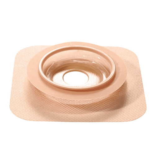 CONVATEC NATURA DURAHESIVE MOLDABLE SKIN BARRIER WITH ACCORDION FLANGE - Stomahesive Skin Barrier with Mold-to-Fit Opening, Hydrocolloid Tape Collar, 2 1/4" Accordion Flange, 1/2" - 7/8" Stoma Opening, Tan, 10/bx | Quantity - 1x BX