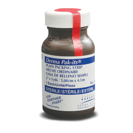 GENTELL PAK-ITS GAUZE PACKING STRIPS - Plain Packing Strip with Dispenser,, " x 5 yds, 12/cs | Quantity - 1x CS