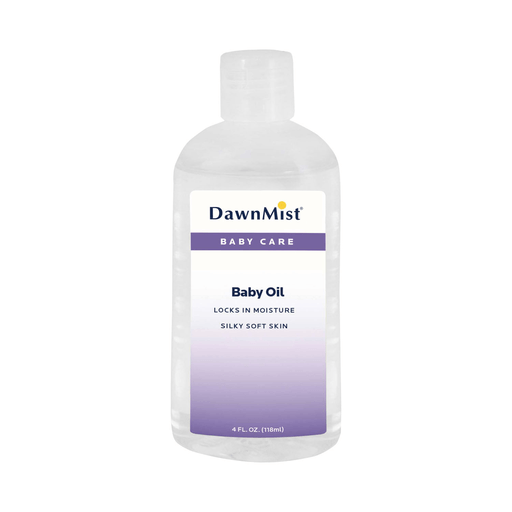DUKAL DAWNMIST BABY OIL - Baby Oil, 4 oz, Dispensing Cap, 96/cs (45 cs/plt) | Quantity - 1x CS