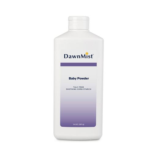 DUKAL DAWNMIST BABY POWDER - Baby Powder, Corn Starch, 14 oz, 24/cs | Quantity - 1x CS
