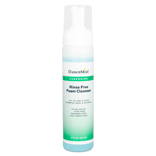 DUKAL DAWNMIST RINSE FREE FOAM CLEANSER - Rinse Free Foam Cleanser, 8 oz, 12/cs | Quantity - 1x CS