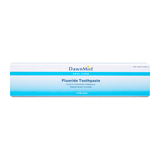 DUKAL DAWNMIST TOOTHPASTE - Toothpaste, Clear Gel, Fluoride, .85 oz Tube, 144/bx, 5 bx/cs | Quantity - 1x CS