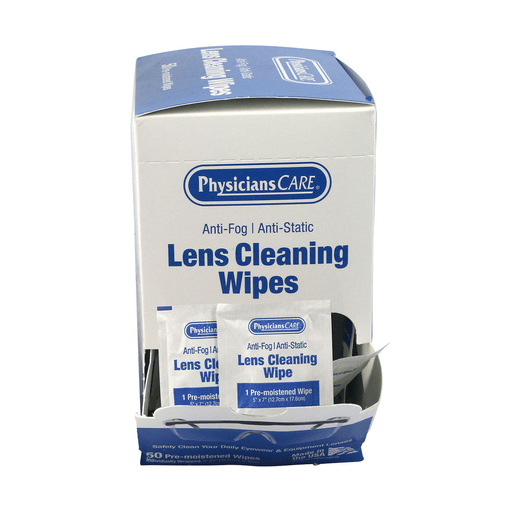 FIRST AID ONLY/ACME UNITED EYE CARE - Lens Cleaning Wipes, 50/bx, 20bx/cs (DROP SHIP ONLY - $150 Minimum Order) | Quantity - 1x CS