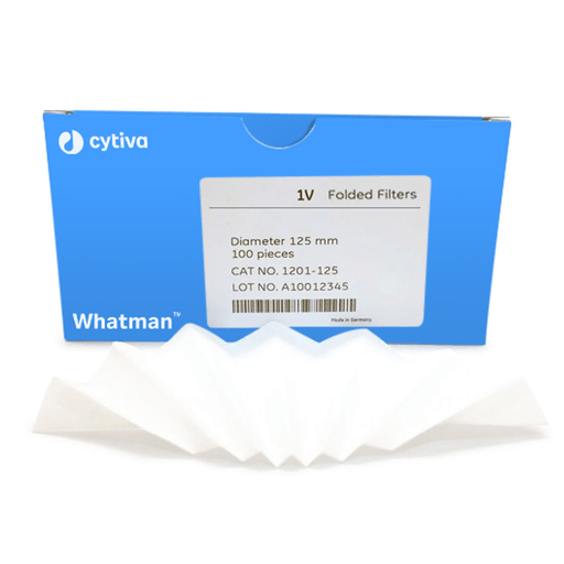 CYTIVA GRADE 1V QUALITATIVE FILTER PAPERS - Grade 1V Folded Filter Paper, Circle 12.5cm, 100/pk | Quantity - 1x PK