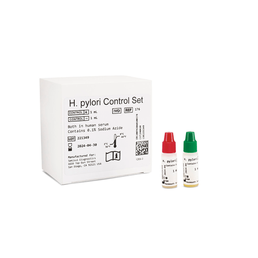 SEKISUI OSOM H. PYLORI - Control Kit Includes: 2mL Positive Control & 2mL Negative Control (Item is Non-Returnable & Non-Refundable) | Quantity - 1x KT