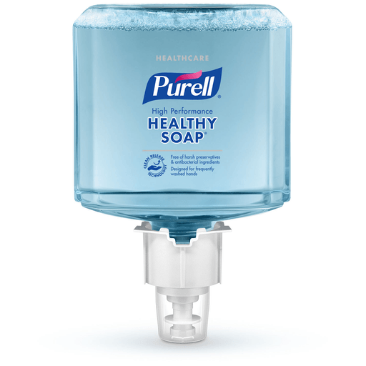 GOJO PURELL ES4 DISPENSERS & REFILLS - Healthcare Healthy Soap Gentle & Free Foam, 1200 ml, Clear, 2/cs | Quantity - 1x CS