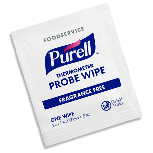 GOJO PURELL THERMOMETER PROBE WIPES - PURELL Thermometer Probe Wipes, 1000ct, Individually Wrapped, 1/pk, 1000pk/cs | Quantity - 1x CS