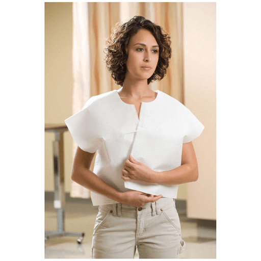 GRAHAM MEDICAL CAPES - Exam Cape, TPT, 30" x 21", White, 100/cs (70 cs/plt) | Quantity - 1x CS