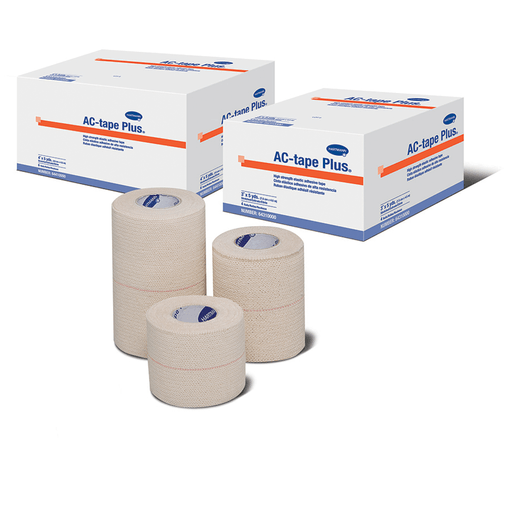 HARTMANN USA AC-TAPE PLUS LF ADHESIVE TAPE - Adhesive Tape, 3" x 5 yds, 4 rl/bx, 12 bx/cs | Quantity - 1x CS