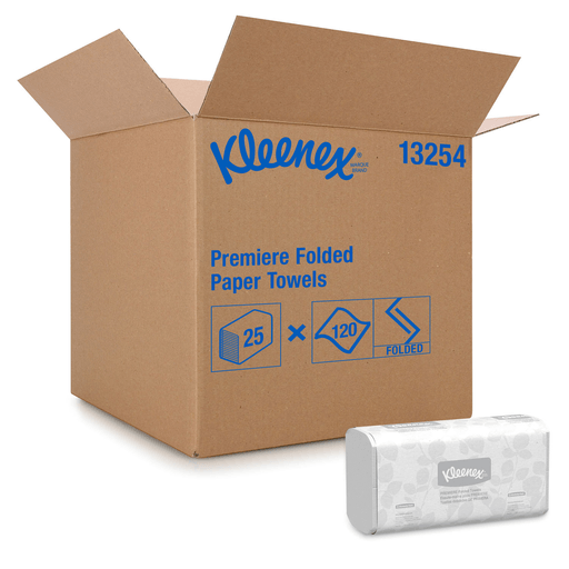 KIMBERLY-CLARK FOLDED TOWELS - Kleenex ScottFold Towels, 1-Ply, 120 sheets/pk, 25 pk/cs (24 cs/plt) (091451) | Quantity - 1x CS