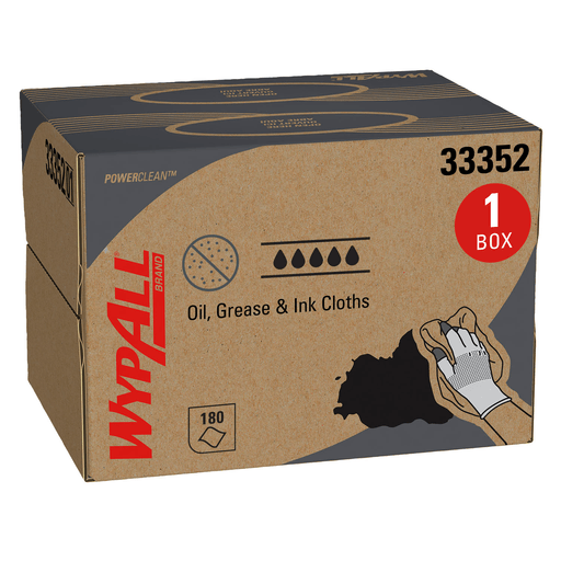 KIMBERLY-CLARK WYPALL CLOTHS - X70 Cloth, 9.1" x 16.8", White, 100/bx, 10 bx/cs | Quantity - 1x CS