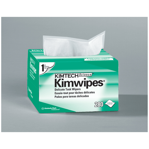 KIMBERLY-CLARK KIMWIPES - KimWipes Task Wipers, X-Large, 11.8" x 11.8", White, Disposable, Popup Box, 198/pk, 15 pk/cs (28 cs/plt) | Quantity - 1x CS