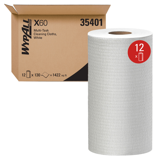 KIMBERLY-CLARK WYPALL WIPERS - WYPALL L30 Towels, 16.4" x 9.8", White, Pop-Up Box, 100 sheets/bx, 8 bx/cs | Quantity - 1x CS
